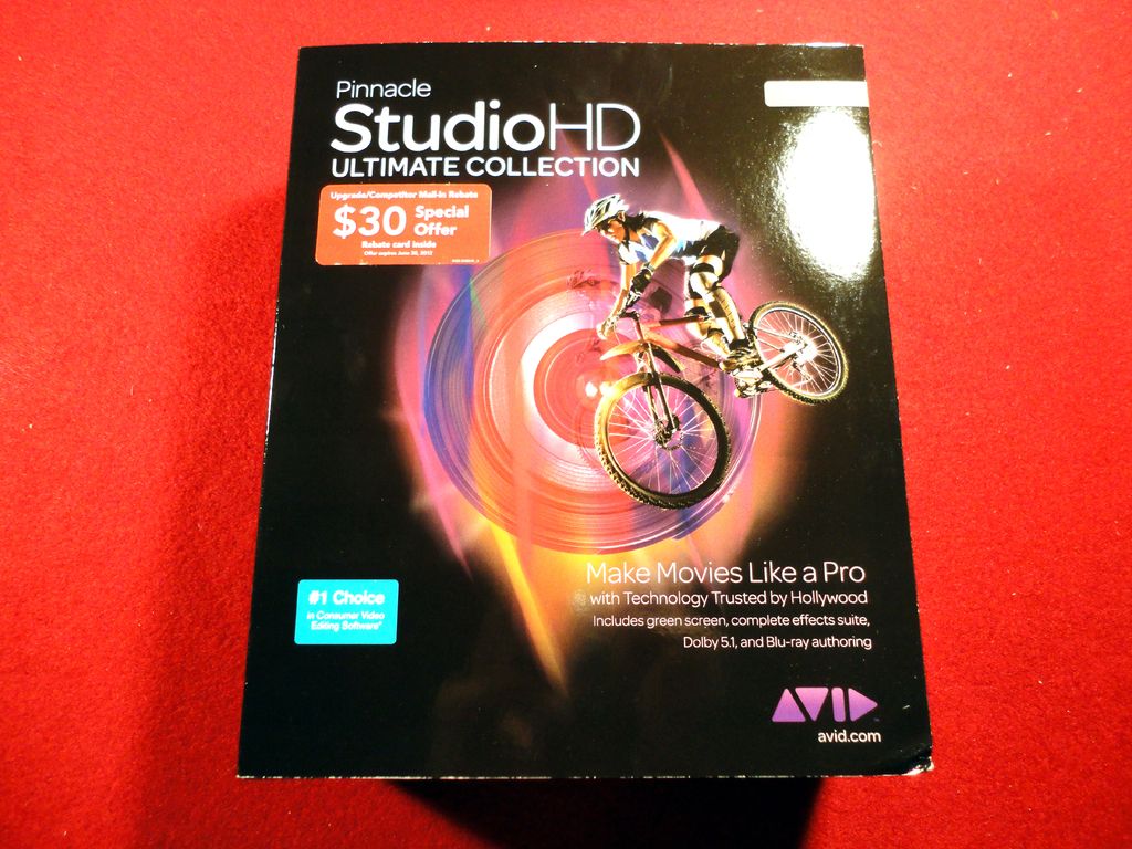 Avid Pinnacle Studio 15 Ultimate Collection HD Video Editing New Movie