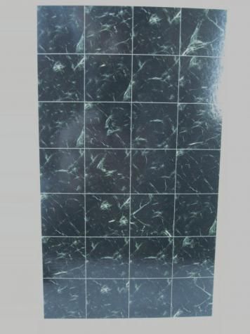 Dollhouse Gleaming Faux Marble Flooring 34721 DK Grn