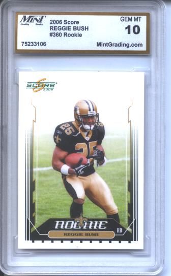 Marques Colston 2006 Upper Deck MGS 10 Rookie Debut