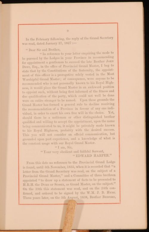 1870 Freemasonry Worcester Lodge Masonic