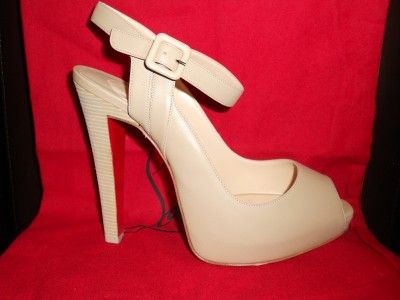 Louboutin DOUBLE VOIE Open Toe Mary Jane Platform Sandals Shoes 41 11