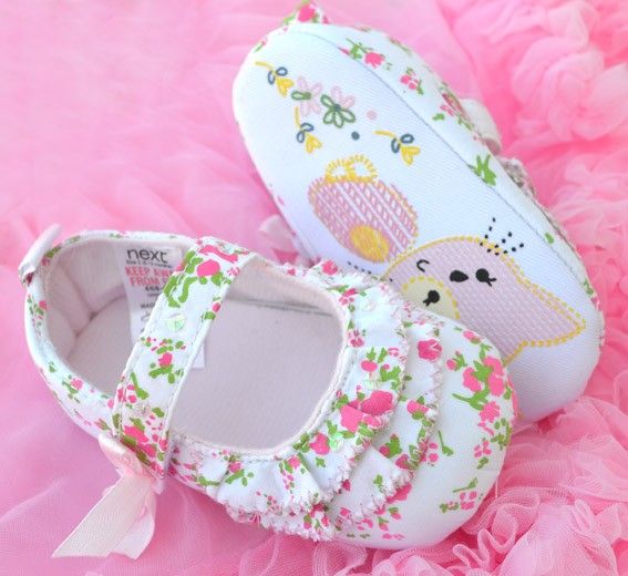 White Pink Mary Jane Kids Toddler Baby Girl Shoes 0 18 Months