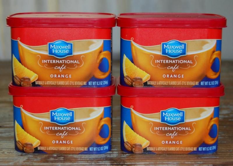 Maxwell House International Cafe Orange Beverage Mix 9 3 oz Each