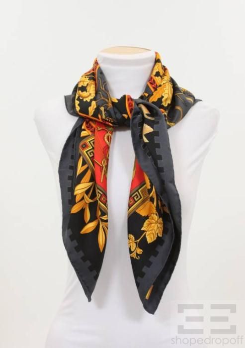 Silk Claudia Stuhlhofer Mayr Musique Des Dieux 90cm Scarf