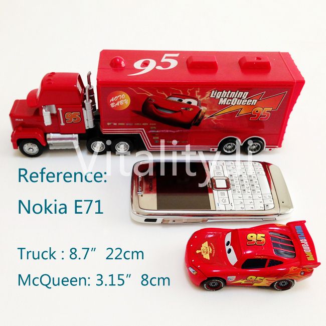 New Disney Pixar Cars Lightning McQueen & MACK Mack Superliner Truck 2