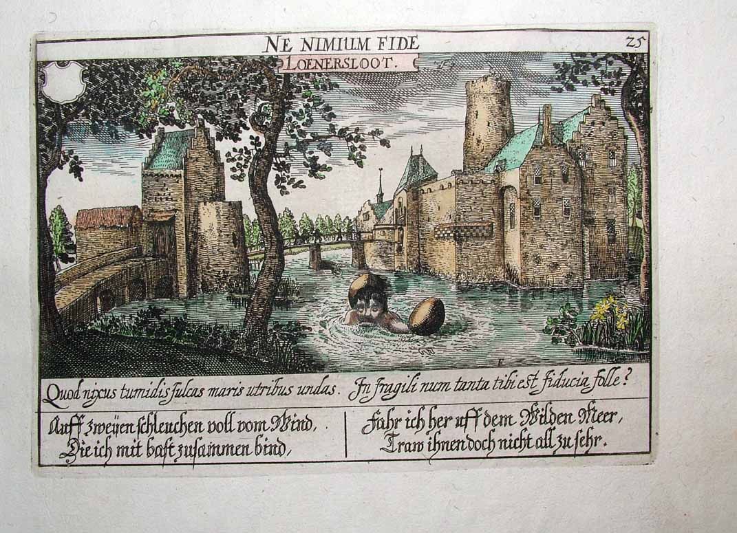 1627 David Vinckboons (Meisner) FOUR SEASONS   4 DUTCH CASTLE VIEWS