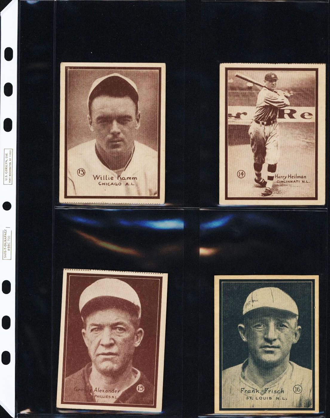 Comprises 54 total cards including Babe Ruth, Lou Gehrig, 35 Hall of