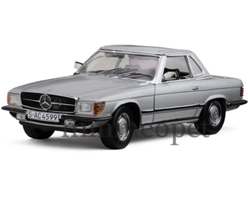 Sun Star 1977 Mercedes Benz 350 SL Coupe Hard Top 1 18 Silver