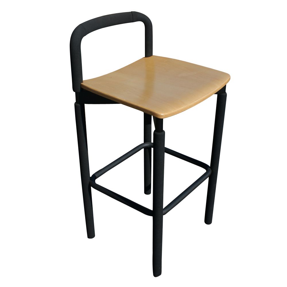 Metro Steelcase Maple Bar Counter Stool Brian Kane