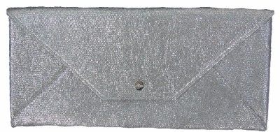 Abas Womens Travel Envelope F07 518 55SIL Large Leather Wallet Clutch