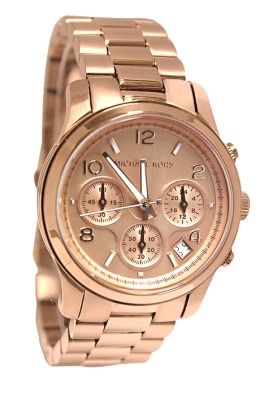 Michael Kors MK5128 Runway Rose Gold Dial Stainless Steel Band Women