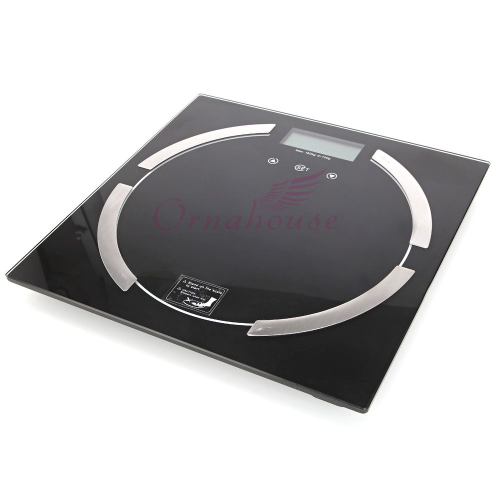 Digital Bathroom Scale Body Fat Hydration Muscle Personal Weight Scale