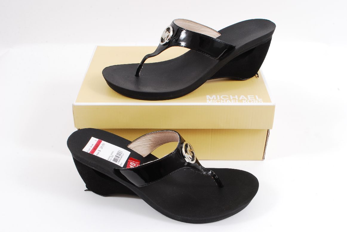 Michael Kors Warren Sandal Wedges Sandals Women Shoes 10