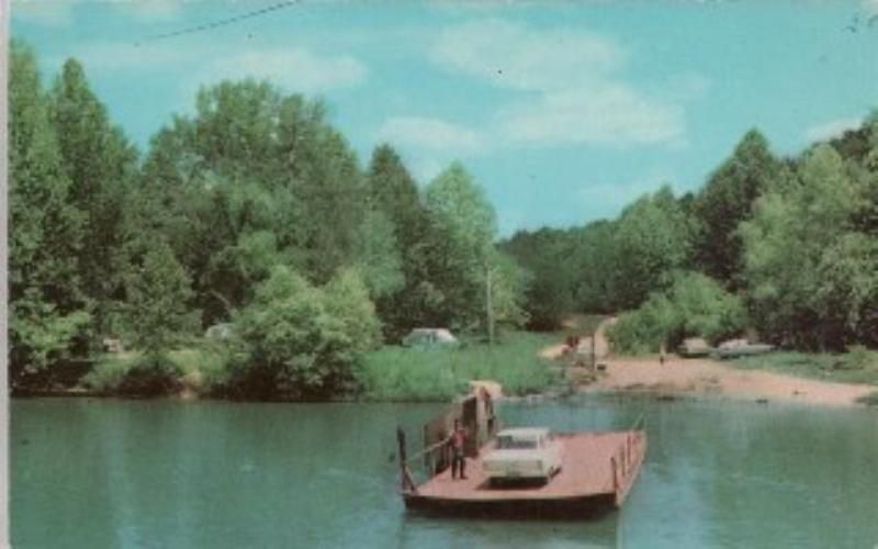 Ozarks MO Powder Mill Ferrry Postcard