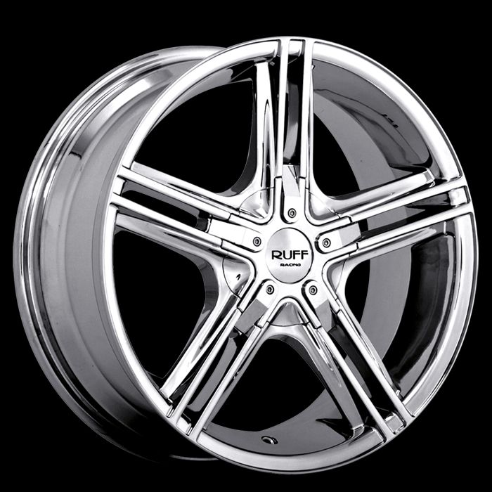 15 x7 Ruff Racing R933 Chrome 4x100 4x108 w 38 Et R933DI4BC38C73 Rims