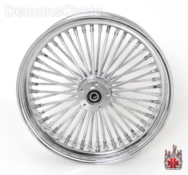 Chrome Fat Mammoth Custom Wheels 21x3 5 18x4 25 48 Spokes for Custom