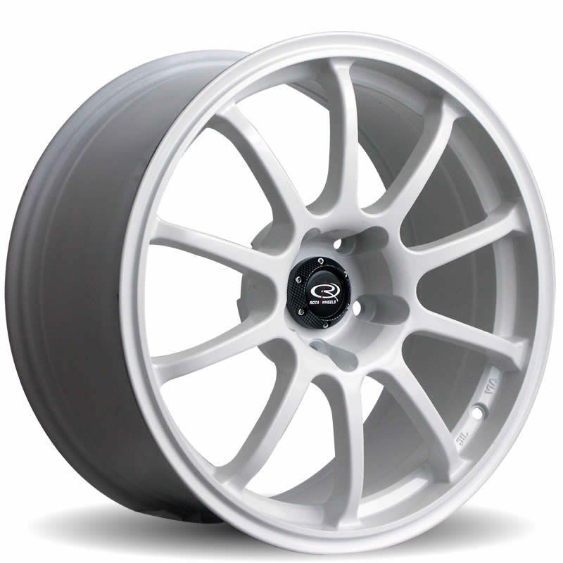 Rota G Force 18x9 5x114 3 30 73 1 White Rims Wheels