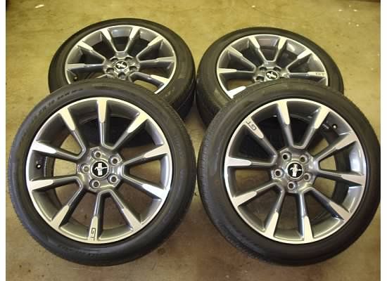 19 Ford Mustang GT CS Wheels Rims Tires 05 11 10 Factory California