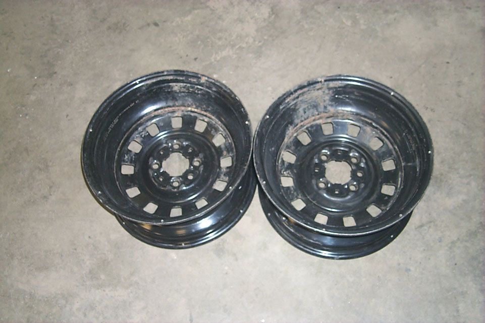 15x7 Steel Wheels 1986 86 Ford Mustang Police Interceptor Package