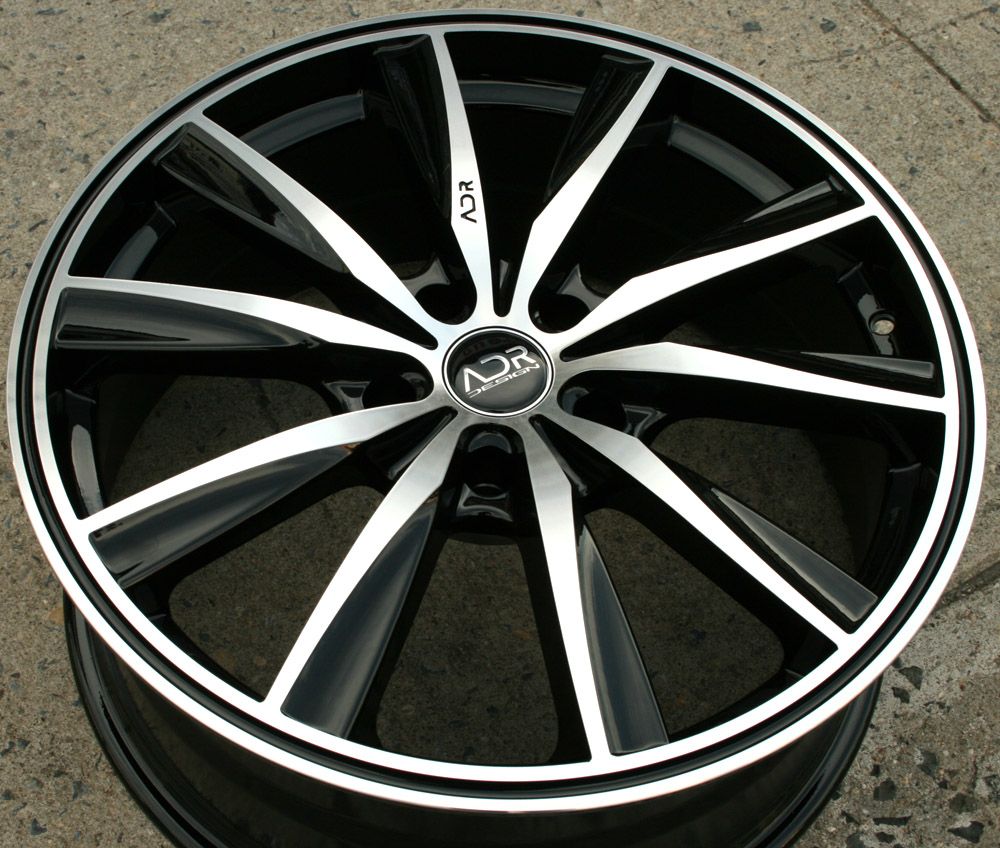 Adr Inspire 19 Black Rims Wheels Acura 3 5 RL 96 04 5x114 3 19 x 8 0