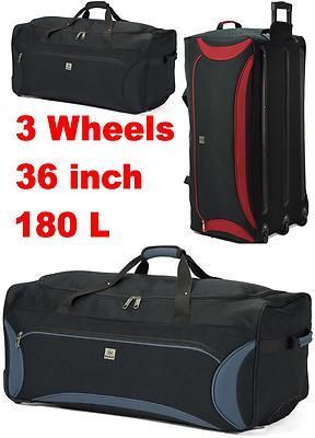 Extra Large Wheeled Holdall Suitcase Luggage Wheels Bag