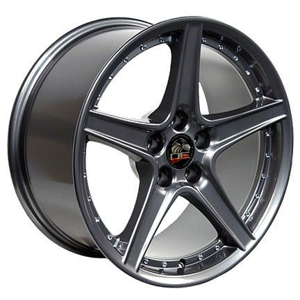 Single 18x10 Gunmetal Saleen Wheel Fits Mustang® 94 04