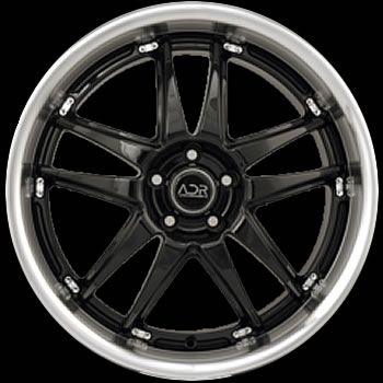 20x8 5 Black Wheels Rims adr Decadence 5x112