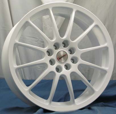 17 Team Dynamic Wheels 4 New 17x7 White Rims 4 Lug