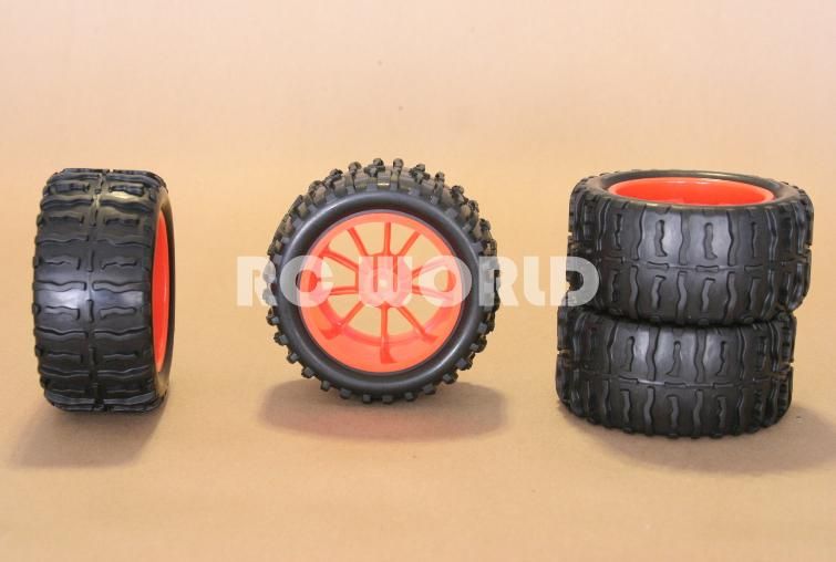 THESE TRUCK TIRES WILL FIT ANY 1/10 SCALE TRUCK, CAR, OR TRUGGY.