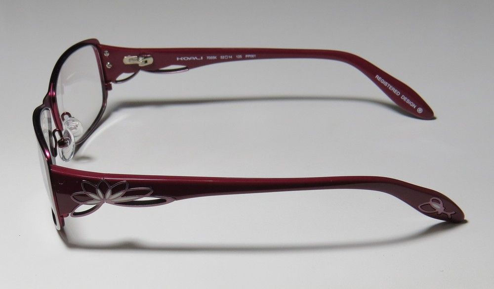 BY MOREL 7055K 52 14 125 PURPLE/PLUM FULL RIM WOMENS EYEGLASSES FRANCE