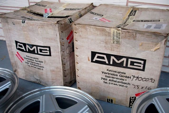 Mercedes W201 W124 ~ AMG PENTA WHEELS (set 4) NOS 190E 16 Valve EVO