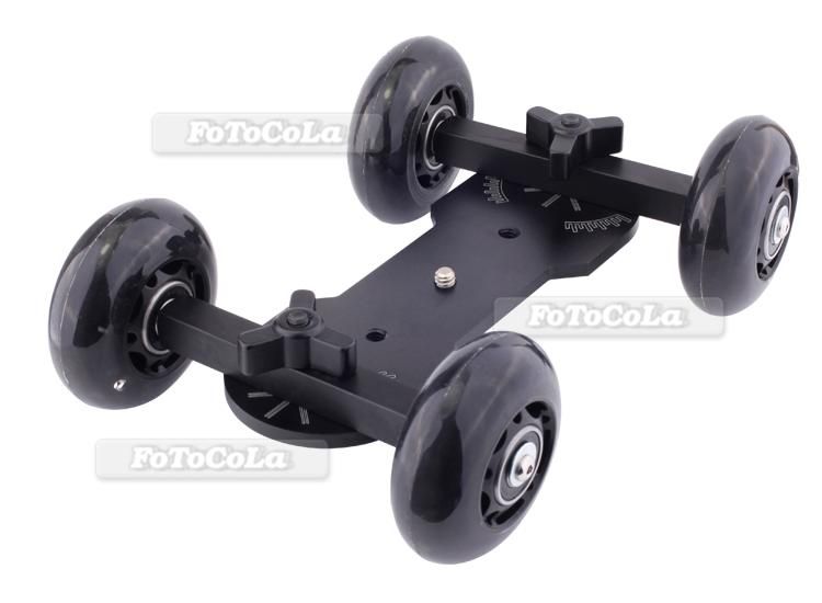 wheels Desktop DSLR camera vedio photograph rail track slider table