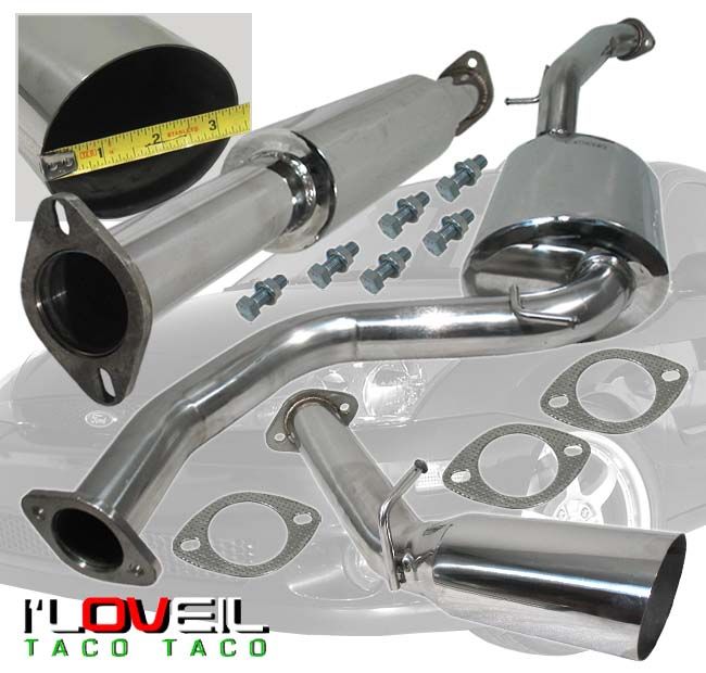 00 01 02 03 04 Ford Focus ZX3 Catback Exhaust System