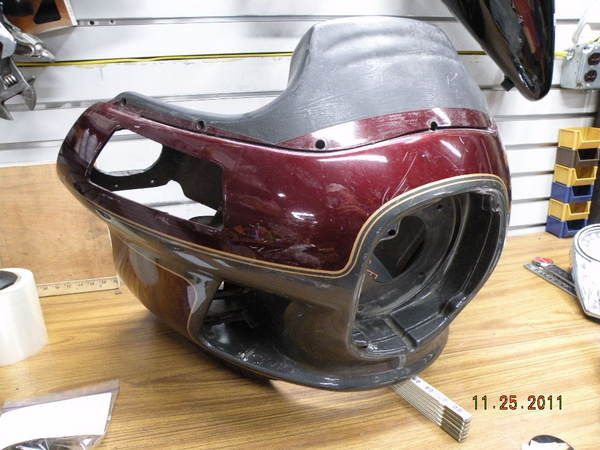 FXRT Fairing w Vents Radio Holes Harley FXRD Touring Dresser FXR