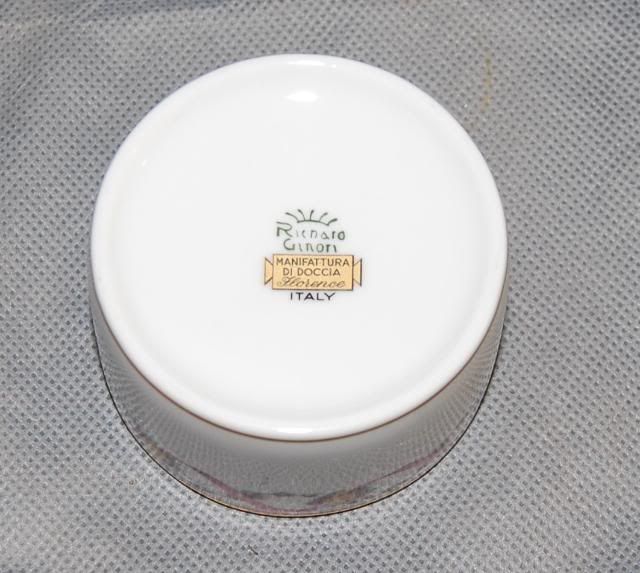 Richard Ginori Rapallo Porcelain Pink Rose Trinket Box