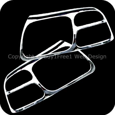 Escudo Chrome Head Light Trim Front Lamp Rim Cover Overlays