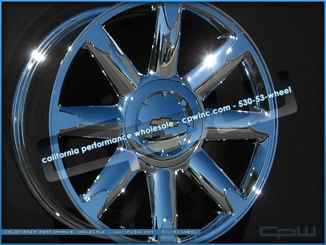 Silverado Suburban Tahoe 20 inch Chrome Wheels Rims OE Style