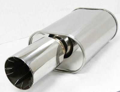 OBX Forza Muffler HR10 3 0 Eclipse Integra Prelude