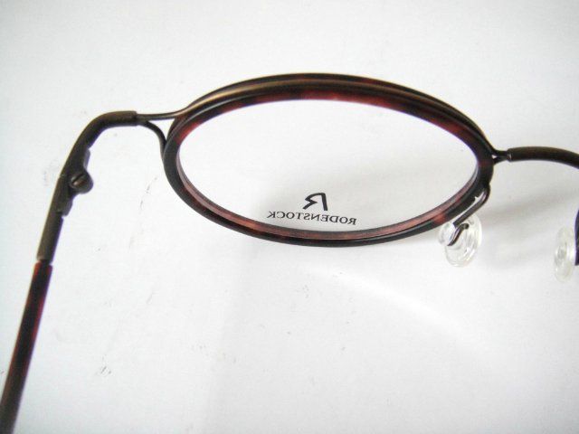 Rodenstock Tortoise Round Vintage Eyeglasses Frames Spectacles Mens