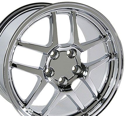 17 Chrome Fits Corvette ZO6 Z06 Camaro Rims Tires ZR1