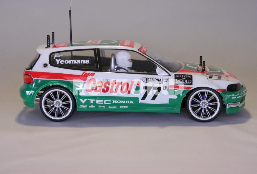 Tamiya 1 10 Honda Civic VTI Castrol Racing FWD Mint Ready to Run