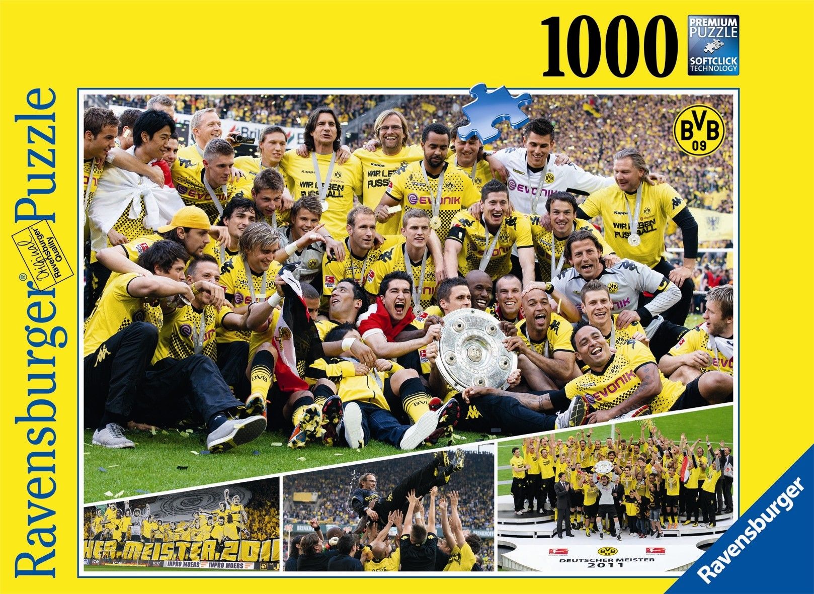 RAVENSBURGER*PUZZLE*1000 T.*BVB*BORUSSIA DORTMUND 2011