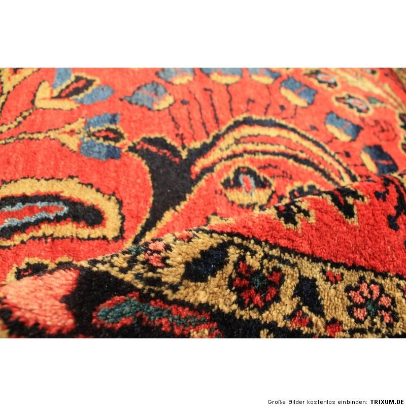 Antik Alter Handgeknüpfter Perser Palast Teppich US Saruk Sarough