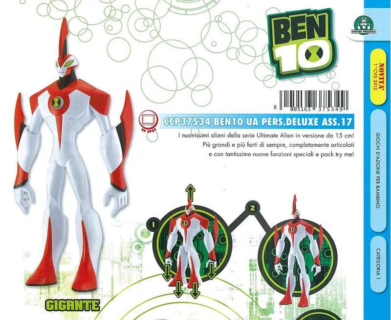 BEN 10 GIGANTE DELUXE DNA ALIEN HEROES WAY BIG