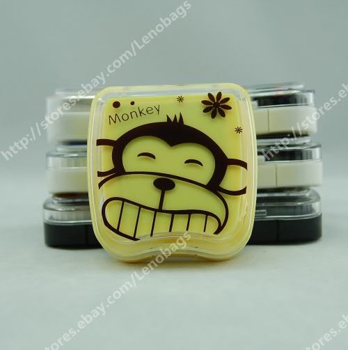 12 Cartoon Features Contact Lens Case Holder Box C44