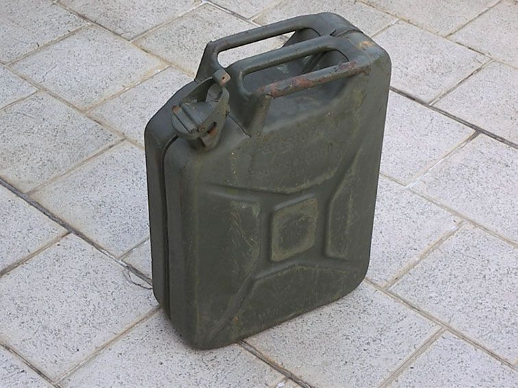 Benzinkanister 20L Benzin Kanister Hersteller Symbol 1943 Wehrmacht