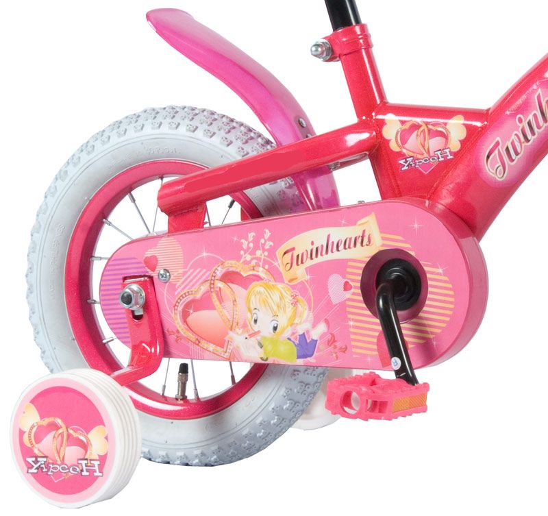 Twinhearts 1 2 Zoll Mädchen Kinderfahrrad im süßen Comic Cartoon