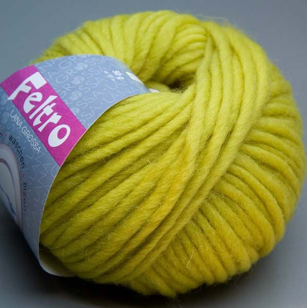 Lana Grossa Feltro 041 lime 50g Filzwolle