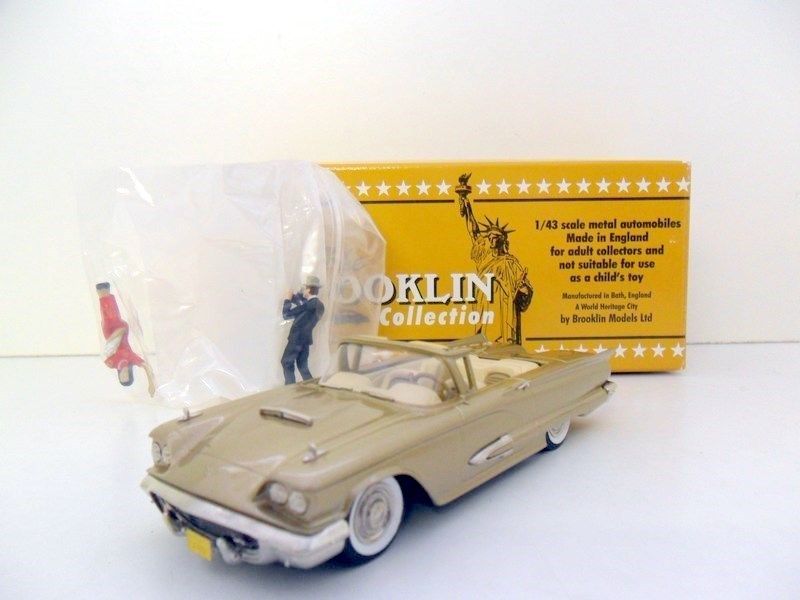 BROOKLIN 1/43 BRK64A 1959 FORD THUNDERBIRD CONVERTIBLE SFBBC 2002