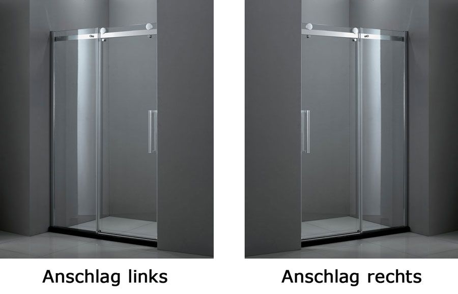 , Nischentür, Nische, Duschtür Dusche 120cm, 140cm / NA 23